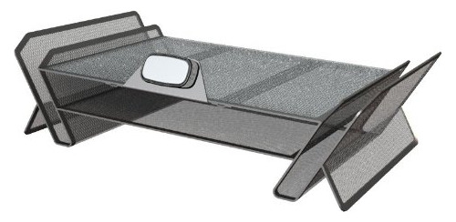 Soporte Para Monitor De La Desktek Con Estante Para Alm...