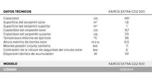 Tanque Acumulador Solar Integrado Ariston Extra Cd2 Eu 500 L