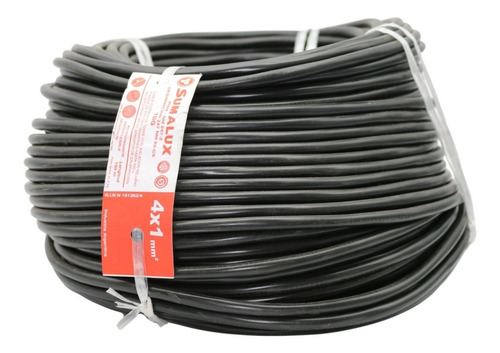 Cable Tipo Taller Negro 4x2,5 Mm X Metro