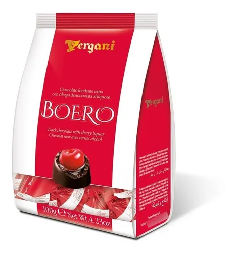 Bombones Boero De Chocolate Relleno Con Cereza Y Licor 100g