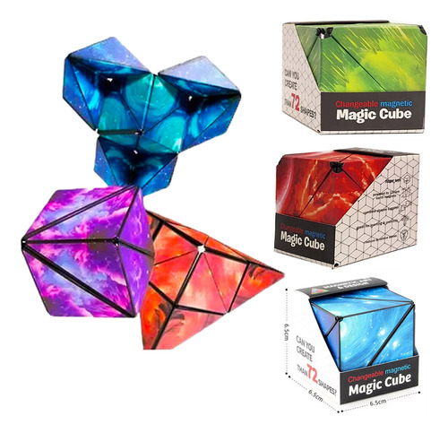 Cubo Infinito Magico Magnetico Geobender Shashibo Rubik