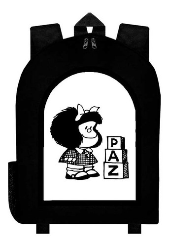 Mochila Negra Mafalda A5