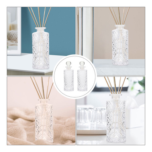 Botellas De Vidrio Aromático Decorativas Para El Hogar, 2 Pi