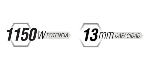 Imagen 4 de 6 de Taladro Percutor 13mm 1150w 2 Vel Mec Thunderpro Tr00175