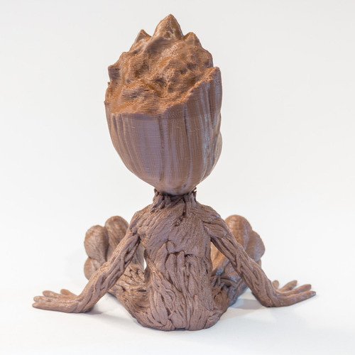 Boneco Baby Groot *30cm* (guardiões Galáxias) Cabeça Móvel
