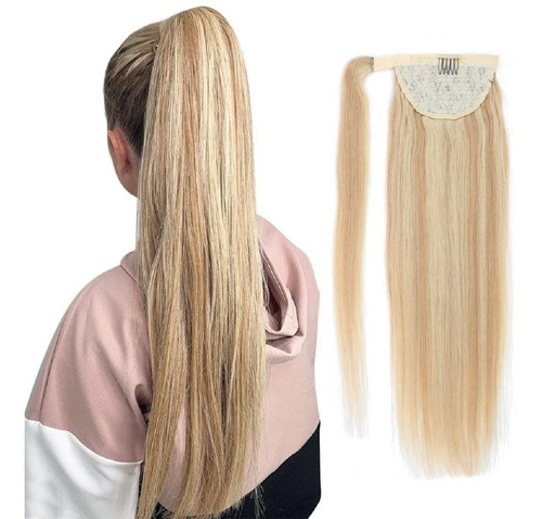 Rabo De Cavalo Natureza Cabelo Humano 35cm 60g