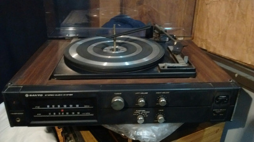 Sanyo Gxt 4415 K Bandeja Bsr Amplificador Bafles 1974 Retro