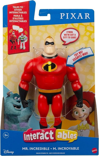 Mr. Increible & Sindrome Pixar Figuras Interactivas (Usado)