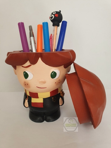 Lapicero Ron Harry Potter 3d. Porta Lápiz Ron Harry Potter