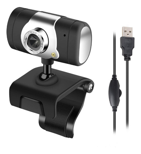 Sh-ruidu Camara Microfono Usb 12 Megapixel 480p Luz Para