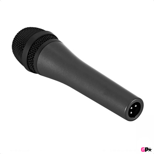 Microfono Dinamico Profesional Metalico 835 Cable Voces Color Negro