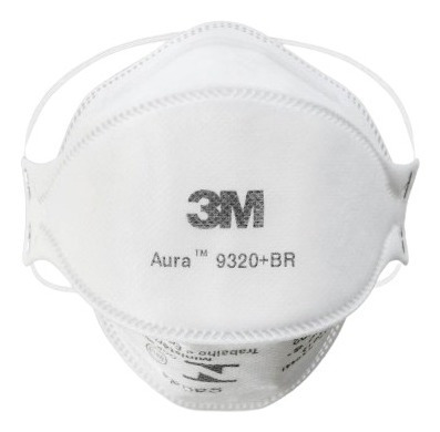 20 Máscaras Respirador 3m Pff2 Aura 9320 N95