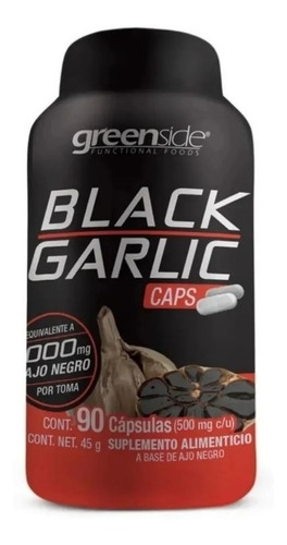 Ajo Negro Black Garlic Antioxidante 90 Caps