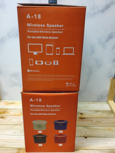 Altavoz Inalámbrico Portátil A-18. Corneta Bluetooth, Usb