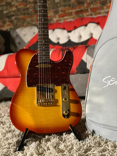 Imagem 3 de 7 de Guitarra Seizi Selection Katana Tele Cherry Sunburst Ltd Ed