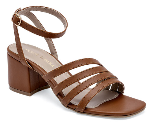 Sandalias Mujer Victor Aldana Ac212 Camel 125-912