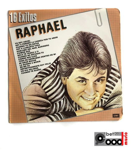 Lp Vinilo Raphael - 16 Exitos Vol. 2 / Excelente
