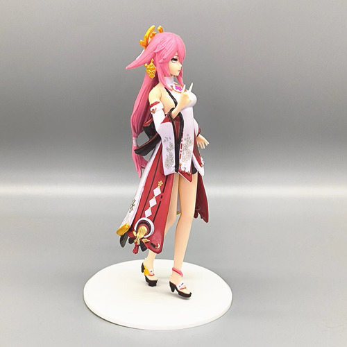 Mz Genshin Impact Yae Miko Stand Ver. Figura De Acción