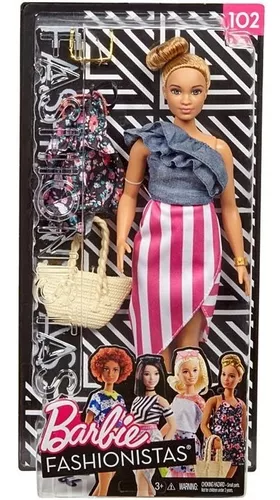 Boneca Barbie Plus Size Curvy Fashionistas Doll Número 102 - Uma Roupa  Traje Extra Vestido - Mattel - Boneca Barbie - Magazine Luiza