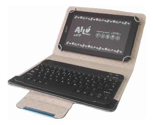 Estuche Funda Con Teclado Eco Cuero Tablet 10 Pulgadas Cba