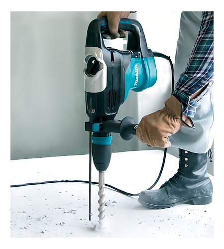 Rotomartillo electroneumático Makita HR4003C azul frecuencia de 50Hz/60Hz con 1.1kW de potencia 127V