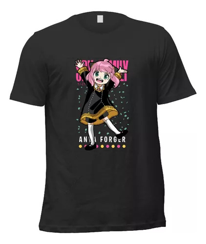 Remera Anime Spy X Family Anya Forger N02 A2 Infantil