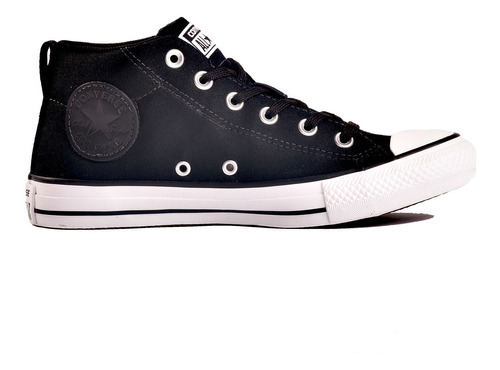 Zapatillas Chuck Taylor All Star Slim Hi Lona Negra MercadoLibre