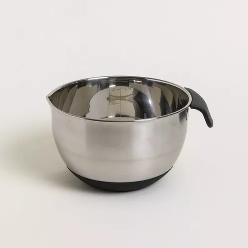 Maestro De Cocina- Bowl C/ Medidor Acero Base Silicona 20cm