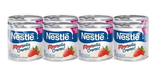 Media Crema Nestlé 8 Pzas De 225 G C/u