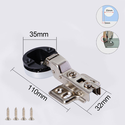 . 5 Elegante Kit De Bisagras Para Puerta De Vidrio 5 Piezas