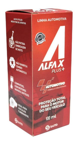 Alfa X Plus E Original Lançamento Saito 