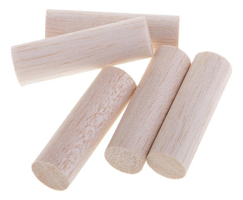 20 Piezas De De Balsa De 15 Mm Sin Terminar, Palos , Varilla