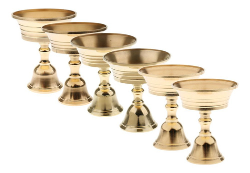 Titular Budista Ghee Lamp Holder Latón Aceite Lámpara