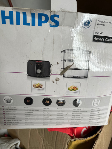 Vaporera Philips Hd9149/91 900w Infusor 3 Niveles Negro (Usado)