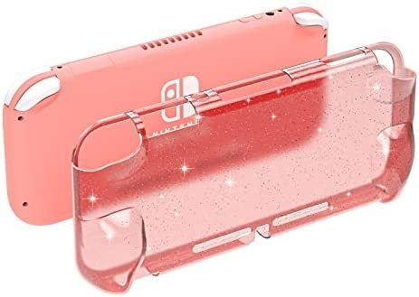 Estuche Crystal Grip Glitter Para Nintendo Switch Lite, Cubi