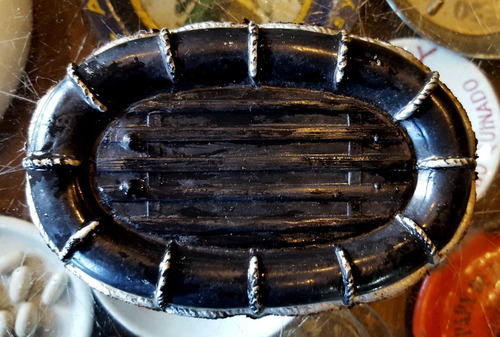 Imagen 2 de 2 de Juguete Antiguo Balsa Para Soldaditos. 10237