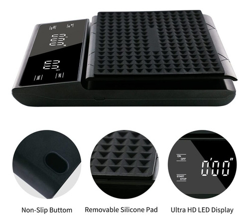 Balanza De Café Barista Timer Y