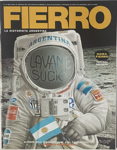 Revista Fierro N° 19 , 2008, Historieta, Copi, Calvi, X7