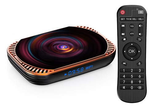 Caja De Tv Android 11.0 Dual Wifi Bt4.0 Sb3.0 H.265 8k 4k 3d