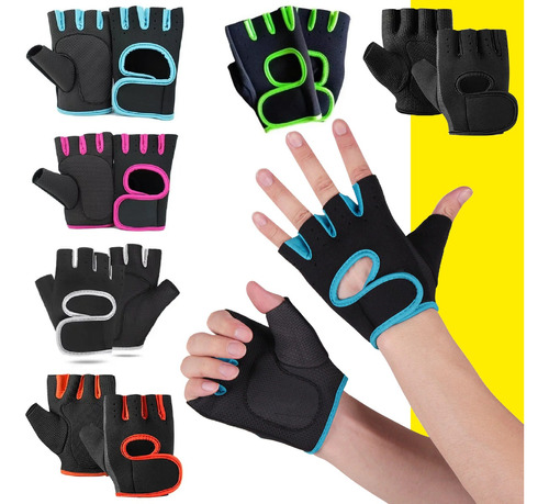 Guantes Protectores Antideslizantes Deportivos Gym Ciclismo 