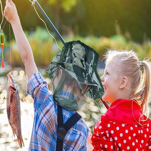 Luwint - Gorro De Pesca Para Niños, Con Protección De Red Pa