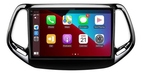 Radio Jeep Compass +carplay + Android Auto + Canbus +4gb Ram