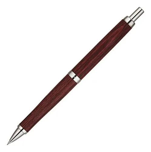 Pilot Legno Lápiz Mecánico Con Mina 0,5 Mm, Rojo Oscuro
