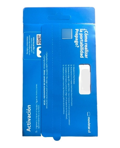 1 X Chip Prepago Movistar