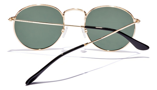 Lente De Sol Hawkers - Moma Midtown Unisex - Polarizadas Gold Green