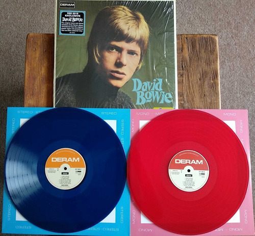 David Bowie 1er Album Ed. Rsd 2 Vinyl Color Mono Stereo Raro