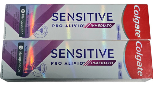 Crema Dental Colgate Sensitive Alivio Inmediato- Blanqueador