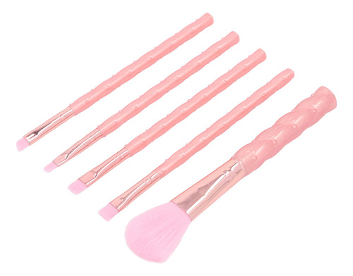 Juego De Brochas De Maquillaje Suaves, 5 Piezas, Brochas Cos