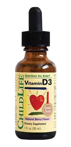 Vitamina D3 Liquida Niños Child Life Sistema Inmune Defensas