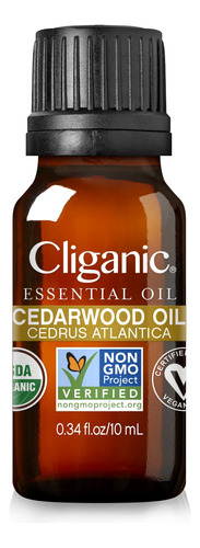 Cliganic Aceite Esencial De Cedro Organico - 100% Puro Y Nat
